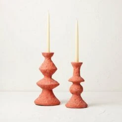Tall Clay Taper Candle Holder Red - Opalhouse™ Designed With Jungalow™ -Opalhouse Homeware GUEST 030eda6c 85df 45b9 bbc4 07bae42656d4