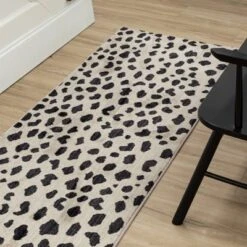 Daffodil Leopard Print Woven Rug - Threshold™ -Opalhouse Homeware GUEST 0efea80e 333d 4d53 ba99 3047838bb320