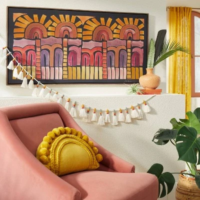 24" X 48" Many Suns Framed Canvas - Opalhouse™ Designed With Jungalow™ 3 24" X 48" Many Suns Framed Canvas - Opalhouse™ Designed With Jungalow™