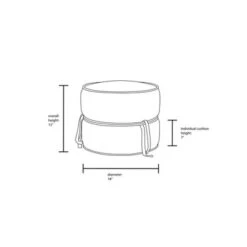 Olivia Round Pouf Rust - Opalhouse™ Designed With Jungalow™ -Opalhouse Homeware GUEST 2dec2442 055a 49e6 a91f e3a92174e078