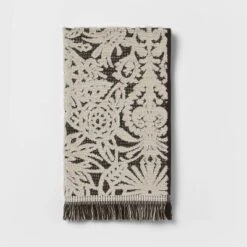 Allover Pattern Towels Black/White - Opalhouse™ -Opalhouse Homeware GUEST 30c6811e d445 43c2 9fb7 680ce0df8a36