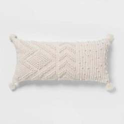 Oversize Embroidered Textured Lumbar Throw Pillow - Opalhouse™ -Opalhouse Homeware GUEST 399aa876 36d6 4b87 961b 9076fb8d1e43