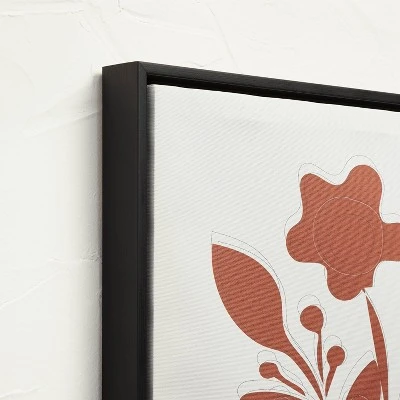 (Set Of 3) 24" X 30" Reductive Floral Framed Wall Canvas - Opalhouse™ Designed With Jungalow™ 4 (Set Of 3) 24" X 30" Reductive Floral Framed Wall Canvas - Opalhouse™ Designed With Jungalow™ - Image 2