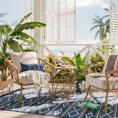 2pc Britanna Outdoor Patio Chairs, Club Chairs Natural - Opalhouse™ 3 2pc Britanna Outdoor Patio Chairs, Club Chairs Natural - Opalhouse™