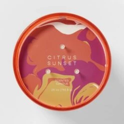 28oz Glass Citrus Sunset Candle Orange - Opalhouse™ -Opalhouse Homeware GUEST 4bdf07e2 b2cc 463f 860e 4f408a4f27bd