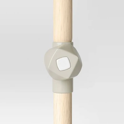 7.5'x7.5' Decorative Trim Scalloped Outdoor Market Umbrella Blue - Opalhouse™ Designed With Jungalow™ 6 7.5'x7.5' Decorative Trim Scalloped Outdoor Market Umbrella Blue - Opalhouse™ Designed With Jungalow™ - Image 4