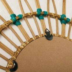 30" Dia Rattan Mirror With Cotton Cord - Opalhouse™ Designed With Jungalow™ -Opalhouse Homeware GUEST 609e683e 9806 4ac4 8a85 94ad2e7f6e22