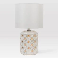 Diamond Cutout Table Lamp With Lit Base - Opalhouse™ -Opalhouse Homeware GUEST 60da54ce 0527 407f a2b6 270a9b9bd46a