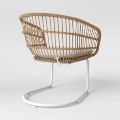 Southport 3pc Motion Patio Chat Set With Metal Legs - Natural/White - Opalhouse™ -Opalhouse Homeware GUEST 66d139f1 ff53 4d5b 8b94 85e86c0501ff