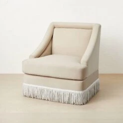 Alberhill Velvet Accent Chair With Fringe - Opalhouse™ Designed With Jungalow™ -Opalhouse Homeware GUEST 6a2c8665 b5eb 4e71 9163 3f7b29c4d6c7