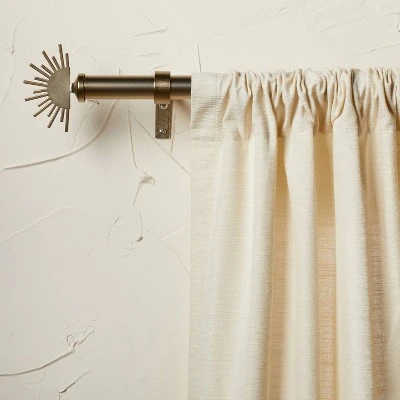 Sunrise Curtain Rod Brass - Opalhouse™ Designed With Jungalow™ 4 Sunrise Curtain Rod Brass - Opalhouse™ Designed With Jungalow™ - Image 2
