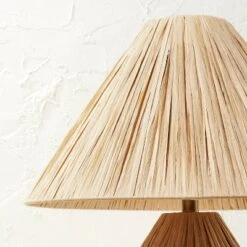 Faux Raffia Table Lamp Brown (Includes LED Light Bulb) - Opalhouse™ Designed With Jungalow™ -Opalhouse Homeware GUEST 7929ad98 6497 4b7e bb9d 67dc44347cfc