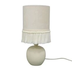 Small Table Lamp With Fringe Shade Off-White (Includes LED Light Bulb) - Opalhouse™ Designed With Jungalow™ -Opalhouse Homeware GUEST 7b52390b 0f9b 4c1c be8b 991b426944b8