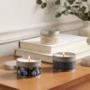 12.15oz Tin Gift Set Silver With Embossed Lid Blue Candle - Opalhouse™ -Opalhouse Homeware GUEST 91f32ea4 10f7 495c 8e69 e1750bc786de