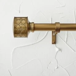 Pierced Drum Curtain Rod Brass - Opalhouse™ Designed With Jungalow™ 7 Pierced Drum Curtain Rod Brass - Opalhouse™ Designed With Jungalow™ -Opalhouse Homeware GUEST 99799094 1591 4a14 8c22 897f62e39ab5