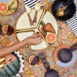 5pc Stainless Steel Silverware Set Black/Gold - Opalhouse™ Designed With Jungalow™ -Opalhouse Homeware GUEST 9c600b8c 28d5 45e2 a4c3 ad1088a92ce8