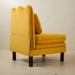 Bencia Slipper Chair Mustard - Opalhouse™ Designed With Jungalow™ -Opalhouse Homeware GUEST a0cf3891 5fcb 4e49 b2aa 64b42fb9e215