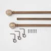 Carved Light Woodtone Ball Curtain Rod Natural - Opalhouse™ -Opalhouse Homeware GUEST acdec88a f68b 4979 b3ac 769ff9cad2d4