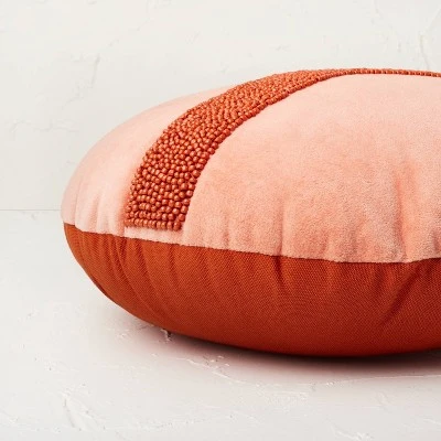 Beaded Peace Sign Round Throw Pillow - Opalhouse™ Designed With Jungalow™ 4 Beaded Peace Sign Round Throw Pillow - Opalhouse™ Designed With Jungalow™ - Image 2