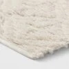 Textured Diamond Shag Bath Rug Cream - Opalhouse™ -Opalhouse Homeware GUEST af8db595 290c 4a45 8750 81322df3f29b