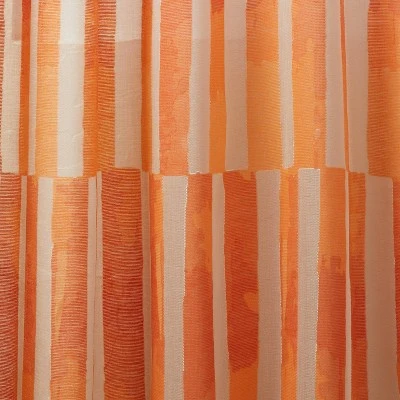 1pc Sheer Ophelia Printed Burnout Window Curtain Panel Orange - Opalhouse™ Designed With Jungalow™ 5 1pc Sheer Ophelia Printed Burnout Window Curtain Panel Orange - Opalhouse™ Designed With Jungalow™ - Image 3