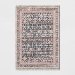 Alexandra Floral Printed Border Persian Rug Blush - Opalhouse™ -Opalhouse Homeware GUEST b64cccec 5c26 44cb bb19 1be2036f9757