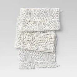 Cotton Macrame Runner White - Opalhouse™ -Opalhouse Homeware GUEST c5fab824 fe39 4973 9dab 7f6bd6fcfb15