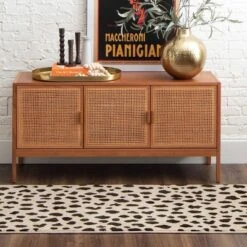 Daffodil Leopard Print Woven Rug - Threshold™ -Opalhouse Homeware GUEST ca6f0185 7f07 4025 bbdb 2103d7e23c18