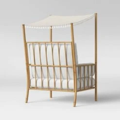 Calla Canopy Patio Accent Chair - White - Opalhouse™ -Opalhouse Homeware GUEST cad28faf 9119 4972 a838 152f46c7def8