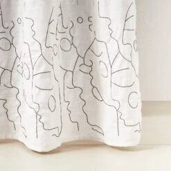 In This Together Shower Curtain White - Opalhouse™ Designed With Jungalow™ -Opalhouse Homeware GUEST d2a7877a d4db 4b9e ad97 8fecab59e560