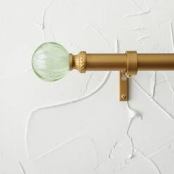 Faux Jade Ball Curtain Rod Brass - Opalhouse™ Designed With Jungalow™ -Opalhouse Homeware GUEST d7507ef0 fa5a 4b13 920f 0c72746f2e61