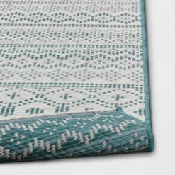 5' X 7' Tapestry Woven Outdoor Rug Aqua - Opalhouse™ -Opalhouse Homeware GUEST d89b2b6c 34c5 4db7 b760 30af76ec6a4a