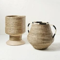 Seasgrass And Bamboo Woven Pedestal Vase - Opalhouse™ Designed With Jungalow™ 7 Seasgrass And Bamboo Woven Pedestal Vase - Opalhouse™ Designed With Jungalow™ -Opalhouse Homeware GUEST f40310db 34b9 40f3 aeb2 f7887abcfcc9