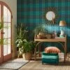 Diskus Plaid Peel And Stick Wallpaper Blue - Opalhouse™ Designed With Jungalow™ -Opalhouse Homeware GUEST fc84149e 71a2 4eba 9672 4d08d6106b71